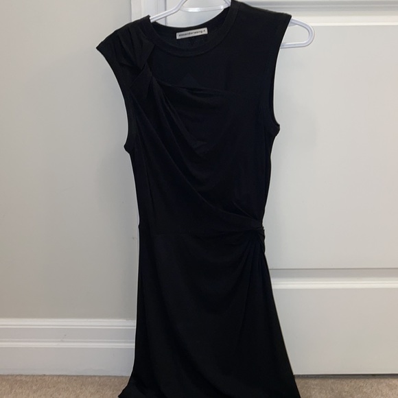 Alexanderwang.T Twisted Crepe Jersey Mini Dress - Picture 2 of 4